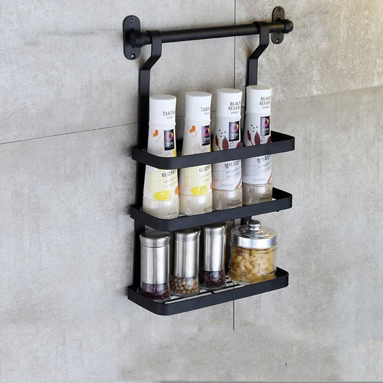 Insma Wall Stainless Steel Spice Rack Wayfair Canada   Wall Stainless Steel Spice Rack 